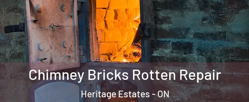  Chimney Bricks Rotten Repair Heritage Estates - ON