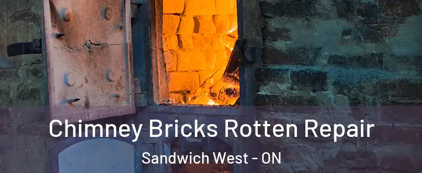  Chimney Bricks Rotten Repair Sandwich West - ON