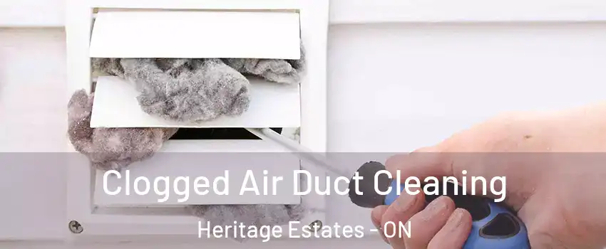  Clogged Air Duct Cleaning Heritage Estates - ON