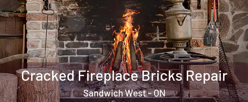  Cracked Fireplace Bricks Repair Sandwich West - ON