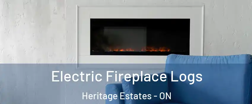  Electric Fireplace Logs Heritage Estates - ON