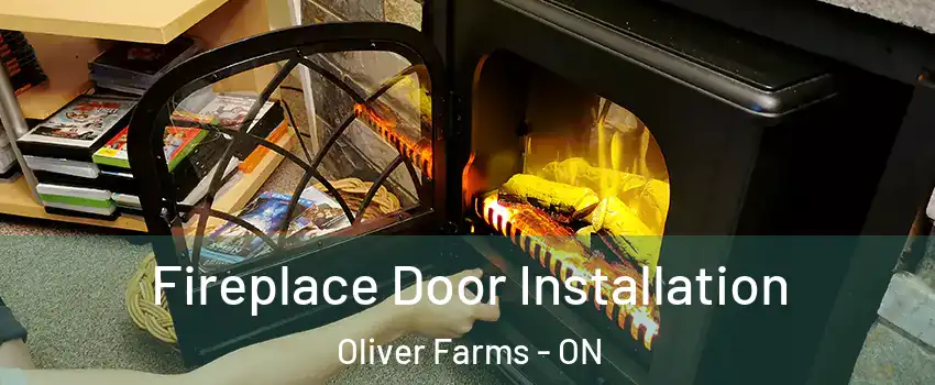  Fireplace Door Installation Oliver Farms - ON