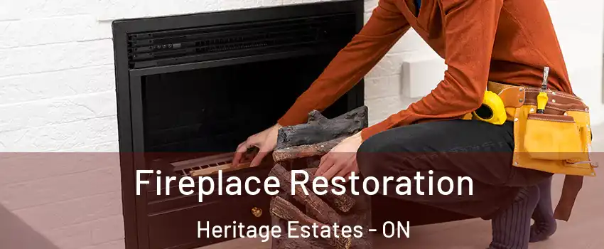  Fireplace Restoration Heritage Estates - ON