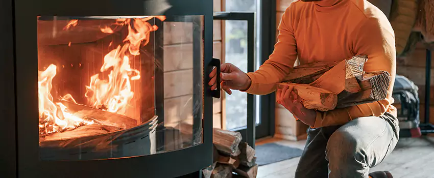 Residential Fireplace Ceramic Glass Installation in Sandwich West, ON