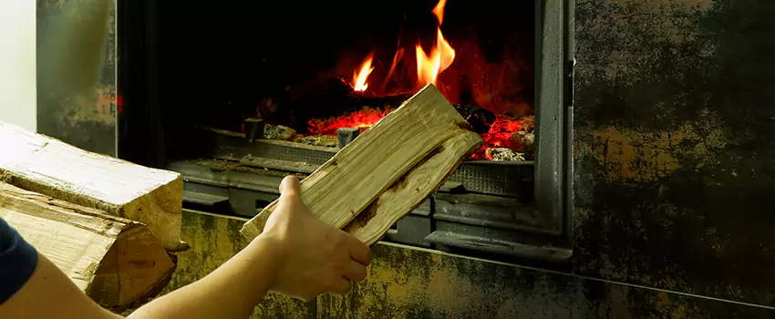 Wood Stove Heat Resistant Wall Repair in LaSalle, Ontario