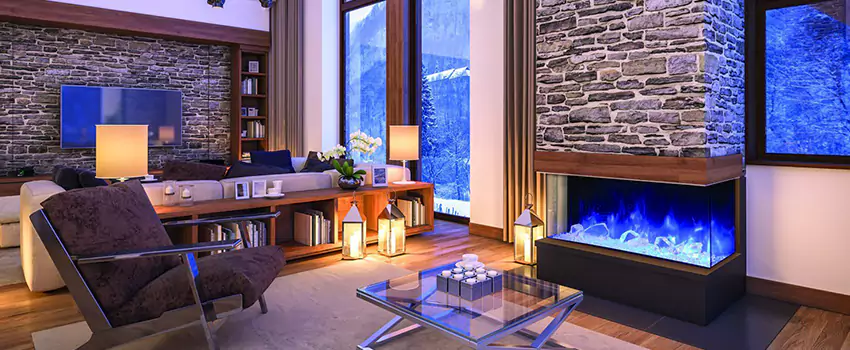 Dynamic Flame Color Fireplace Installation in LaSalle, ON