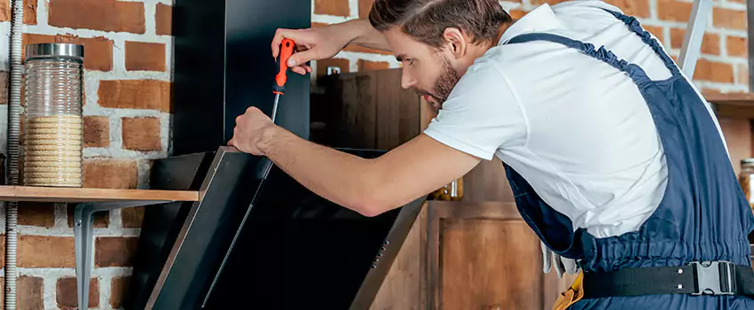 Old Rusted Metal Fireplace Repair And Replacement in LaSalle, ON