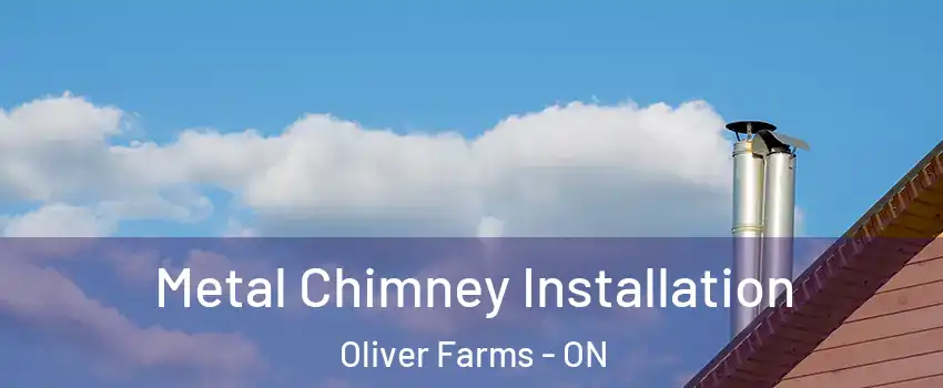  Metal Chimney Installation Oliver Farms - ON