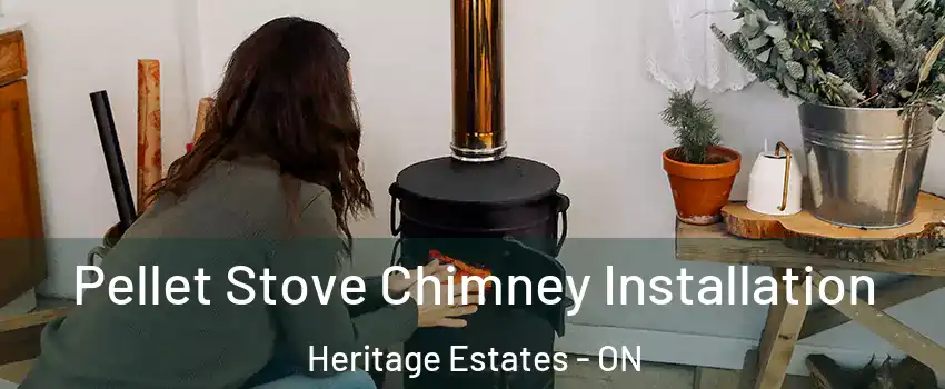  Pellet Stove Chimney Installation Heritage Estates - ON